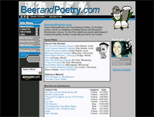 Tablet Screenshot of beerandpoetry.com